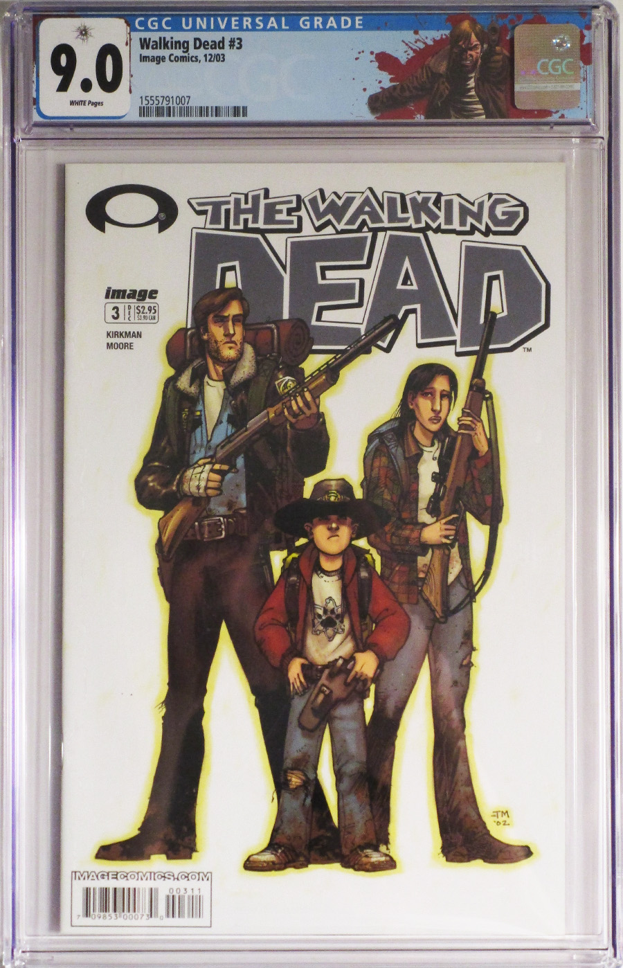 Walking Dead #3 Cover C CGC 9.0