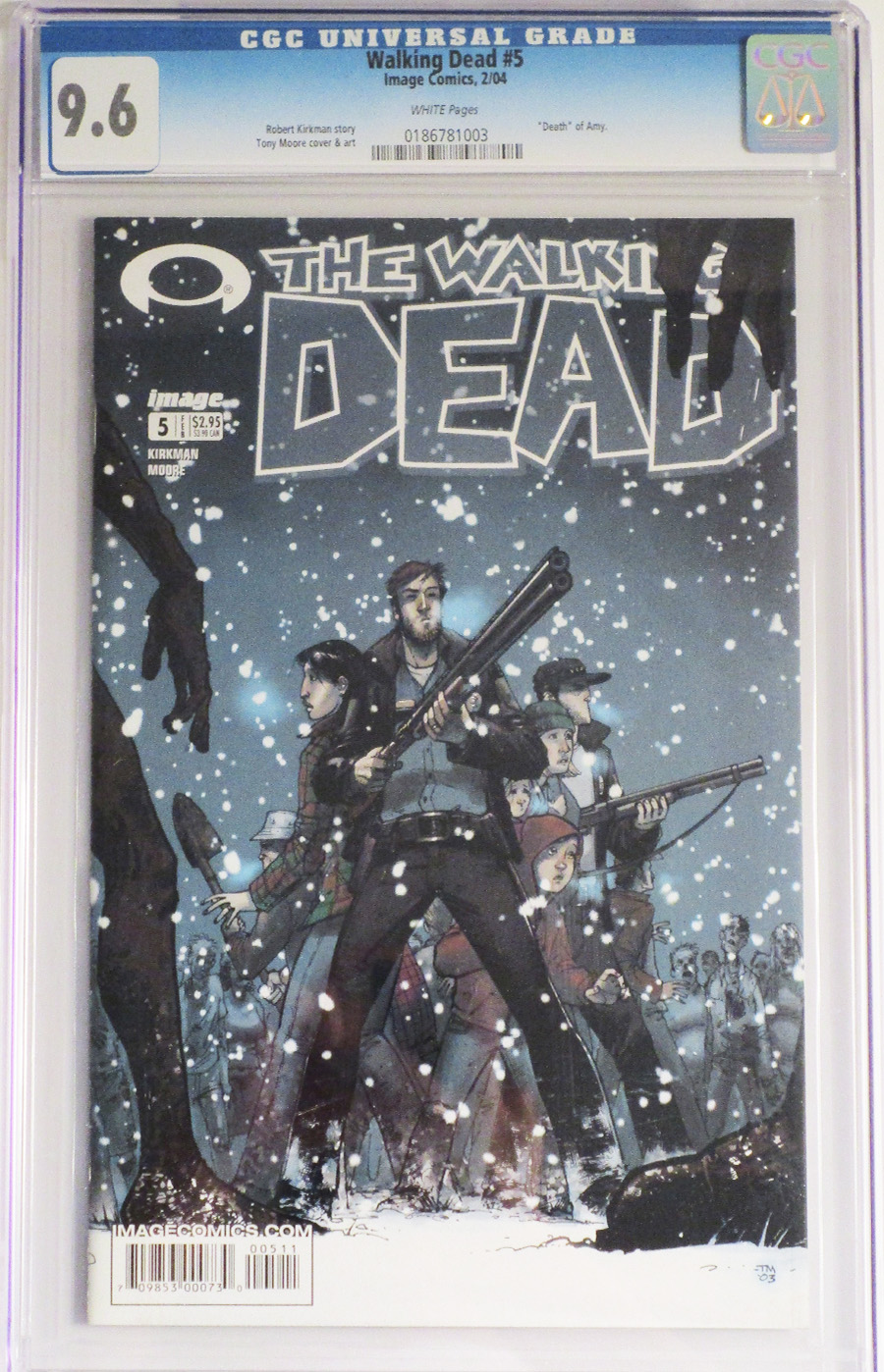 Walking Dead #5 Cover B CGC 9.6