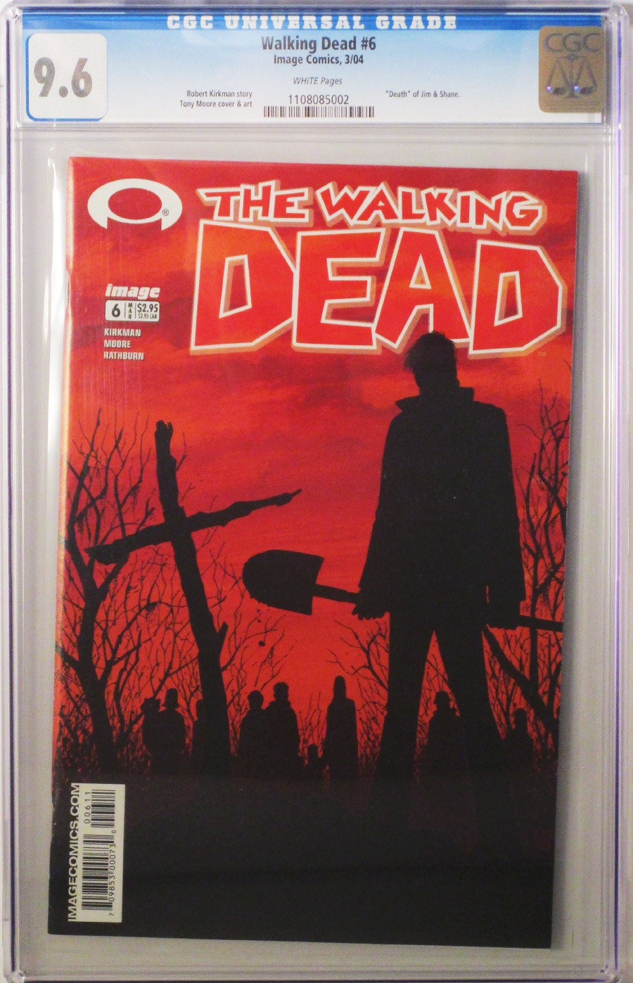 Walking Dead #6 Cover B CGC 9.6