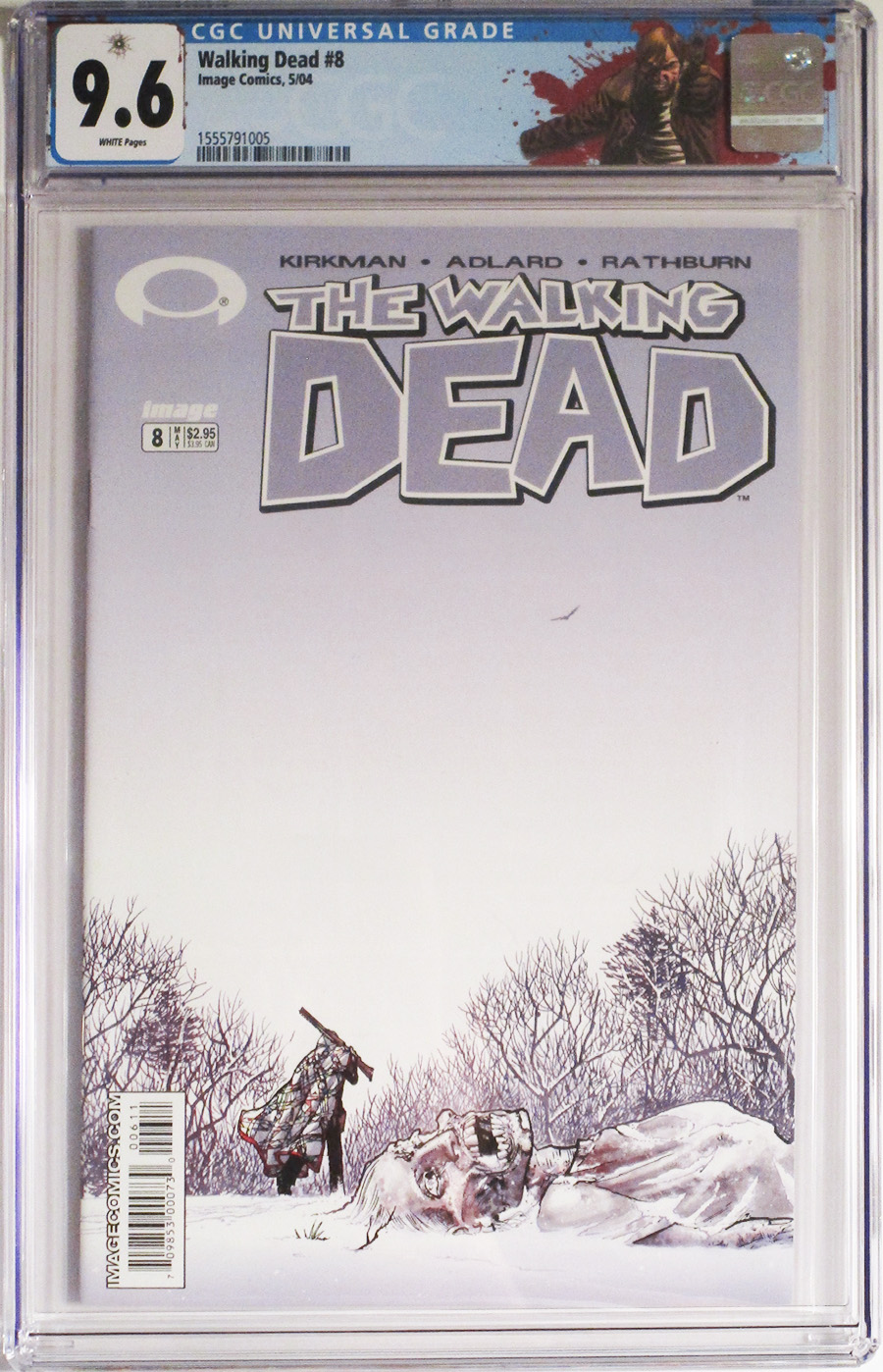 Walking Dead #8 Cover C CGC 9.6