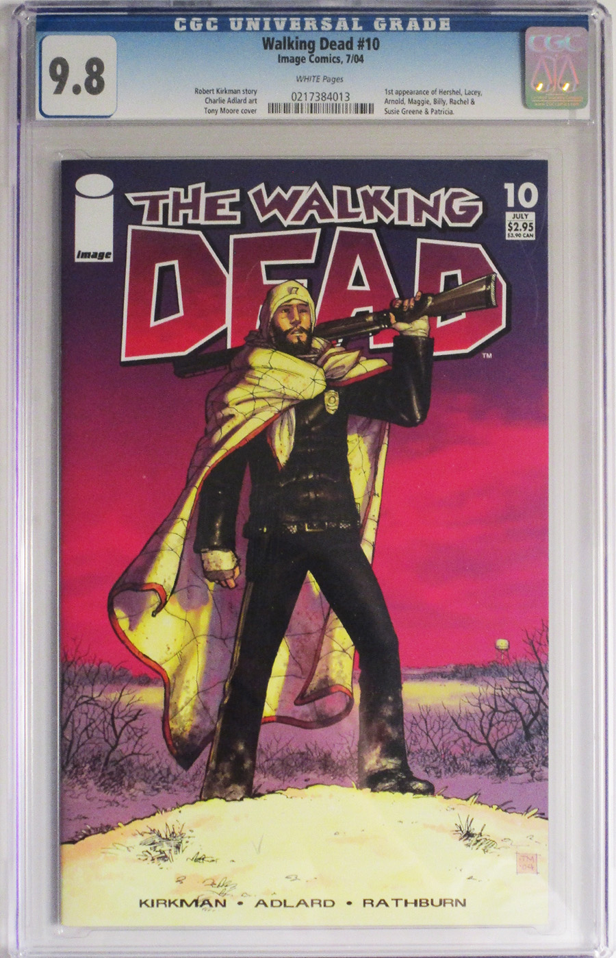 Walking Dead #10 Cover B CGC 9.8