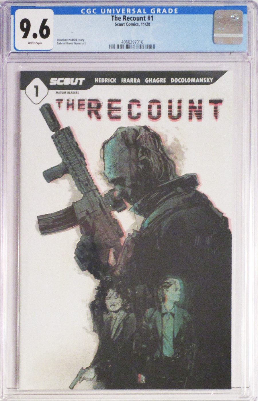 Recount #1 Cover D Regular Gabriel Ibarra Nunez Cover CGC 9.6