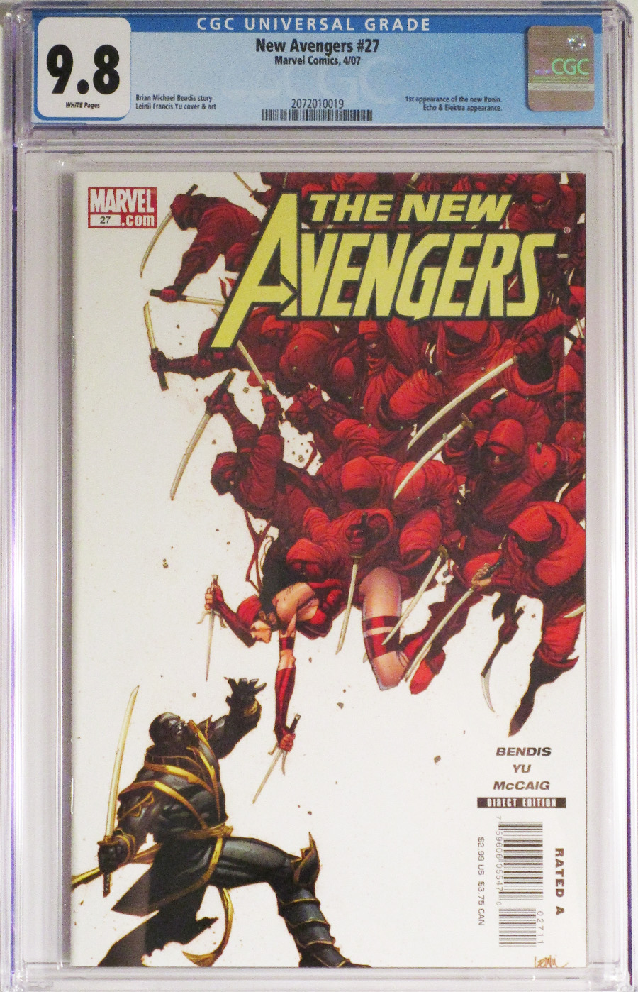 New Avengers #27 Cover D Regular Leinil Yu Cover CGC 9.8