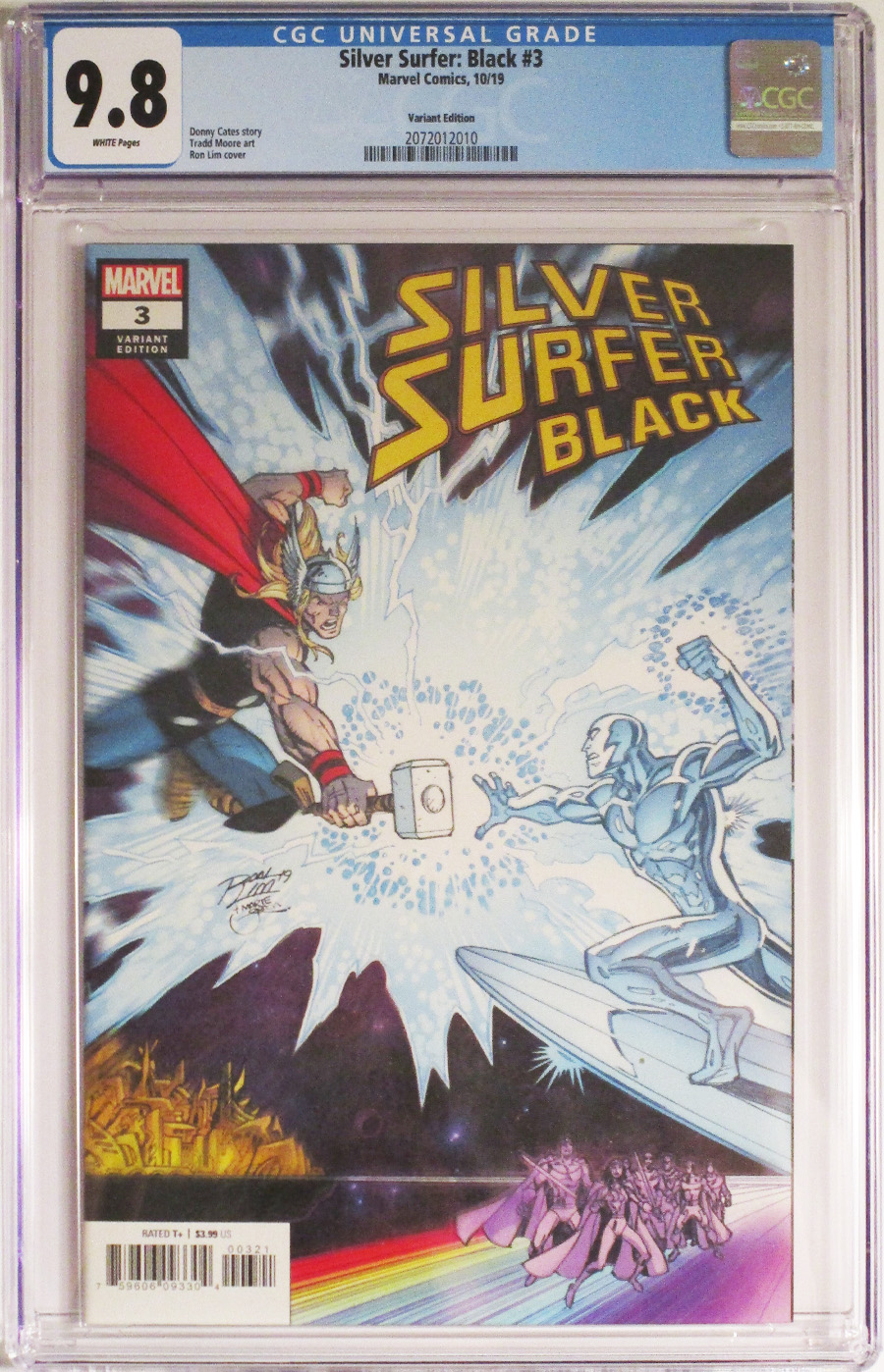 Silver Surfer Black #3 Cover E Variant Ron Lim Cover CGC 9.8