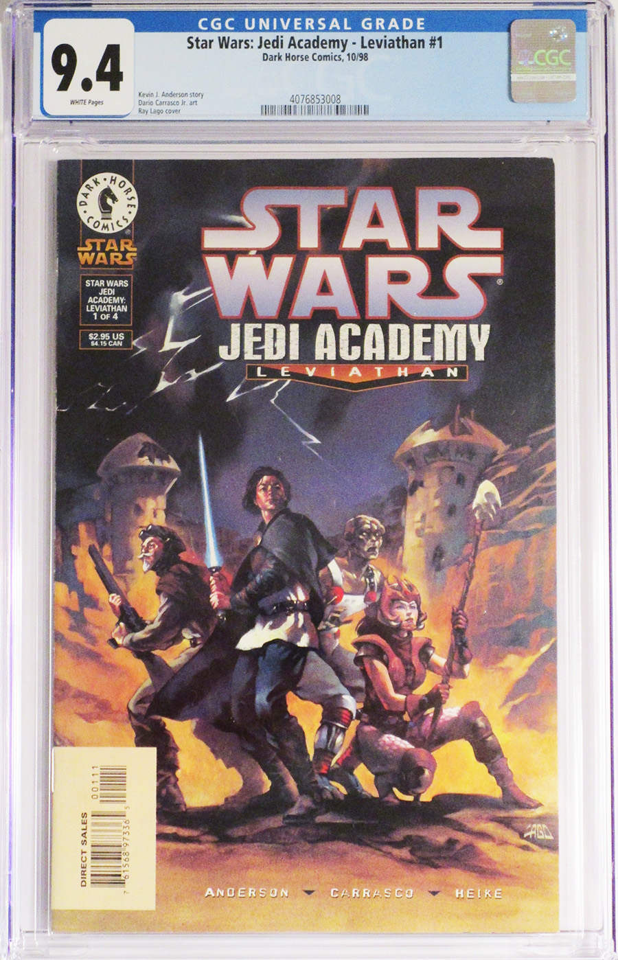 Star Wars Jedi Academy Leviathan #1 Cover B CGC 9.4