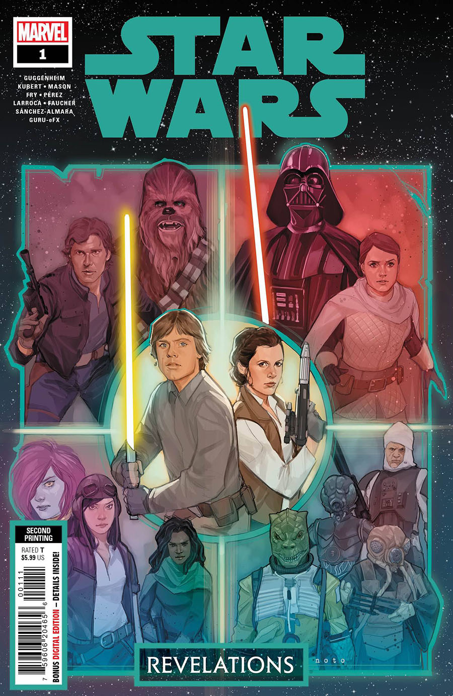 Star Wars Revelations #1 (One Shot) Cover E 2nd Ptg Phil Noto Variant Cover