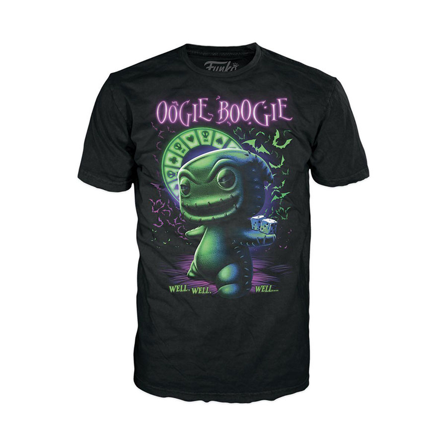 POP Boxed Tee Nightmare Before Christmas Oogie T-Shirt Large