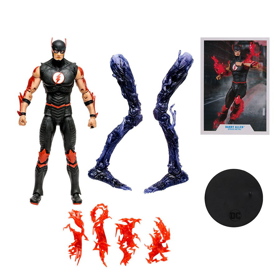 DC Collector Build-A-Figure Wave 9 Dark Nights Death Metal Speed Metal Barry Allen 7-Inch Action Figure Case