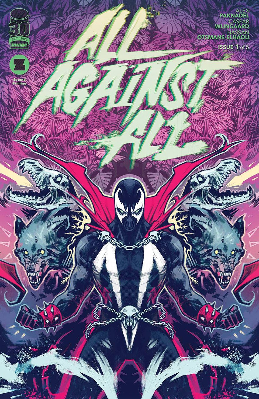All Against All #1 Cover F 2nd Ptg Caspar Wijngaard Spawn Variant Cover