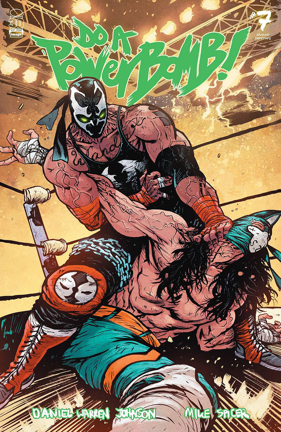 Do A Powerbomb #7 Cover D 2nd Ptg Daniel Warren Johnson Spawn Variant Cover