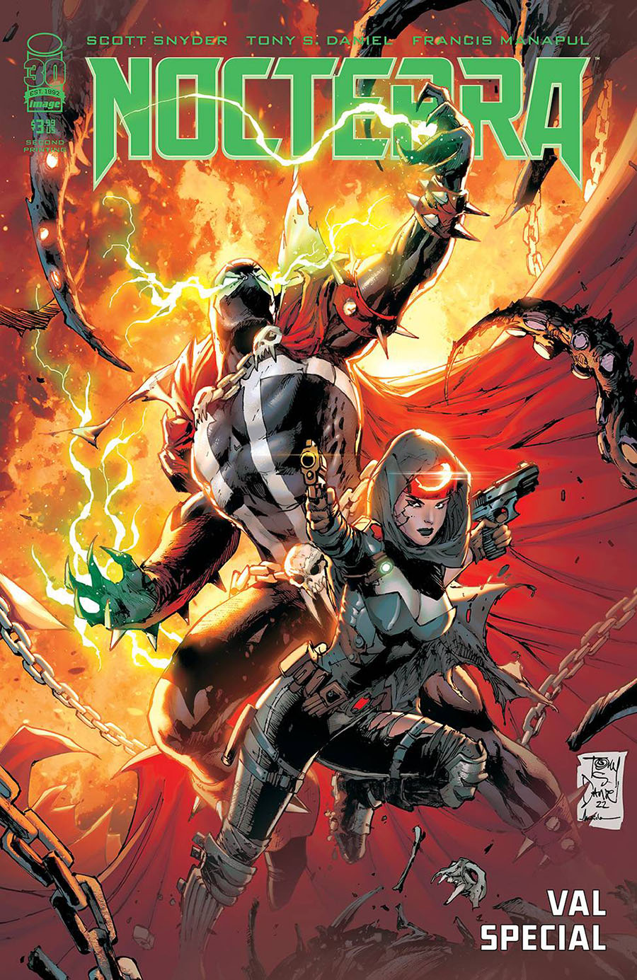 Nocterra Special Val #1 (One Shot) Cover I 2nd Ptg Tony S Daniel Spawn Variant Cover