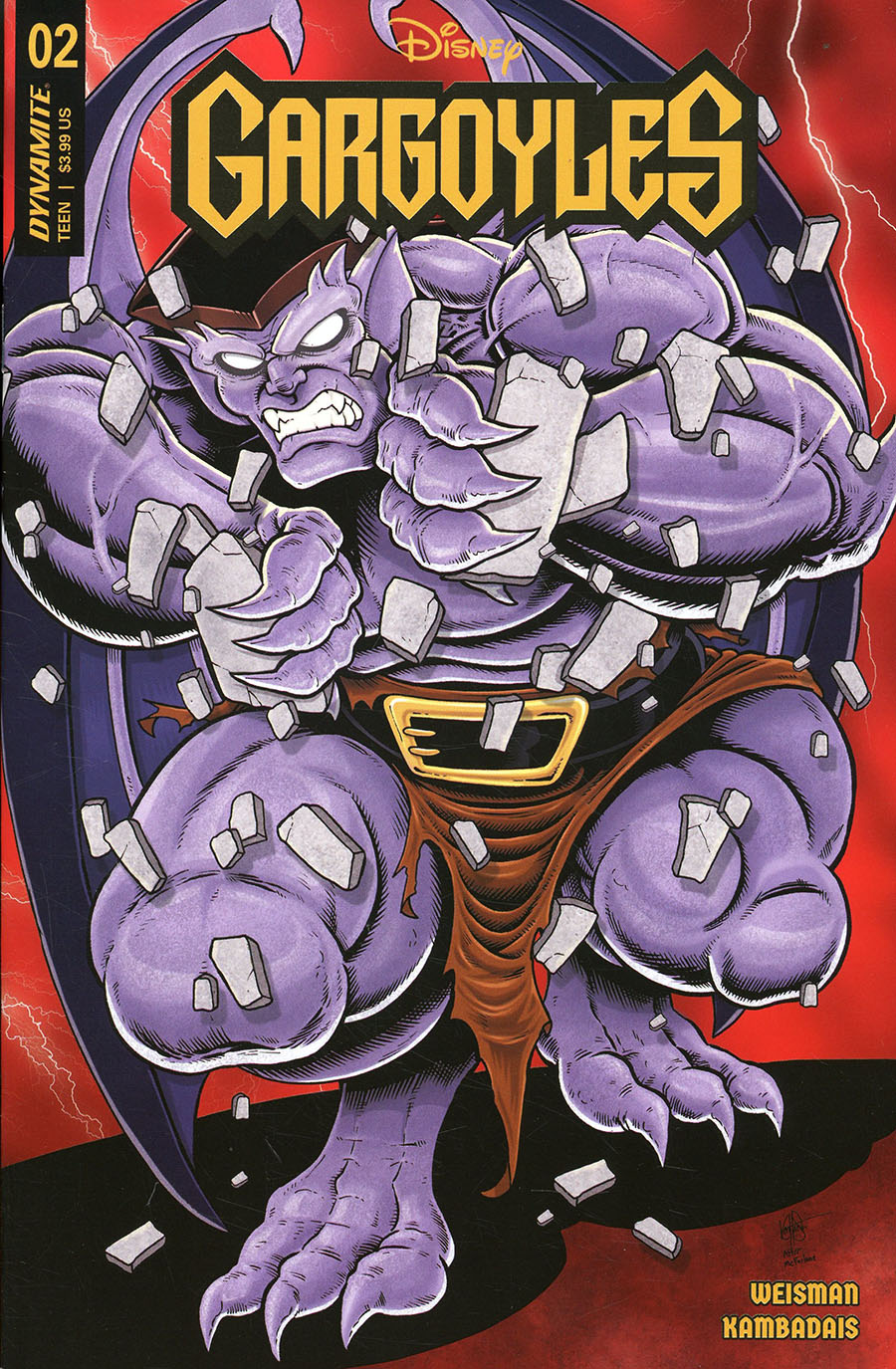 Gargoyles Vol 3 #2 Cover U Variant Ken Haeser Homage Cover