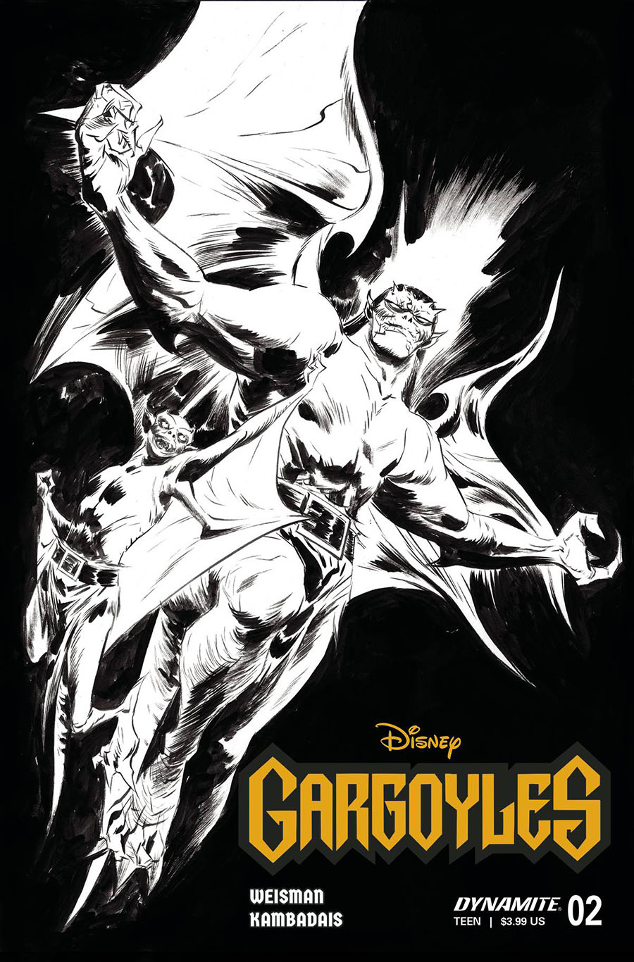 Gargoyles Vol 3 #2 Cover X Incentive Jae Lee Line Art Cover