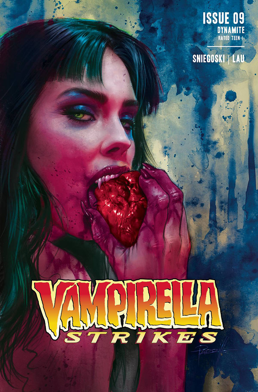 Vampirella Strikes Vol 3 #9 Cover M Variant Lucio Parrillo Ultraviolet Cover