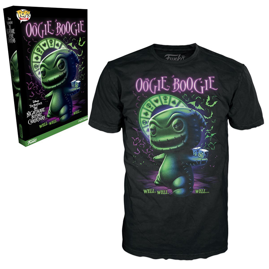 POP Boxed Tee Nightmare Before Christmas Oogie T-Shirt X-Small