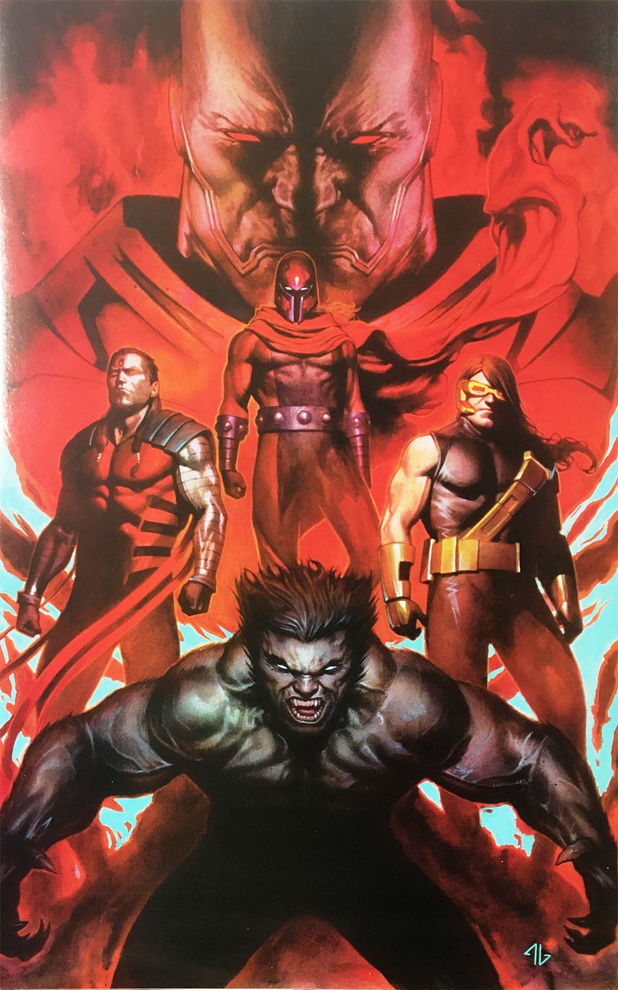 Powers Of X #1 Cover W IG Comic Store Adi Granov Virgin Variant Cover
