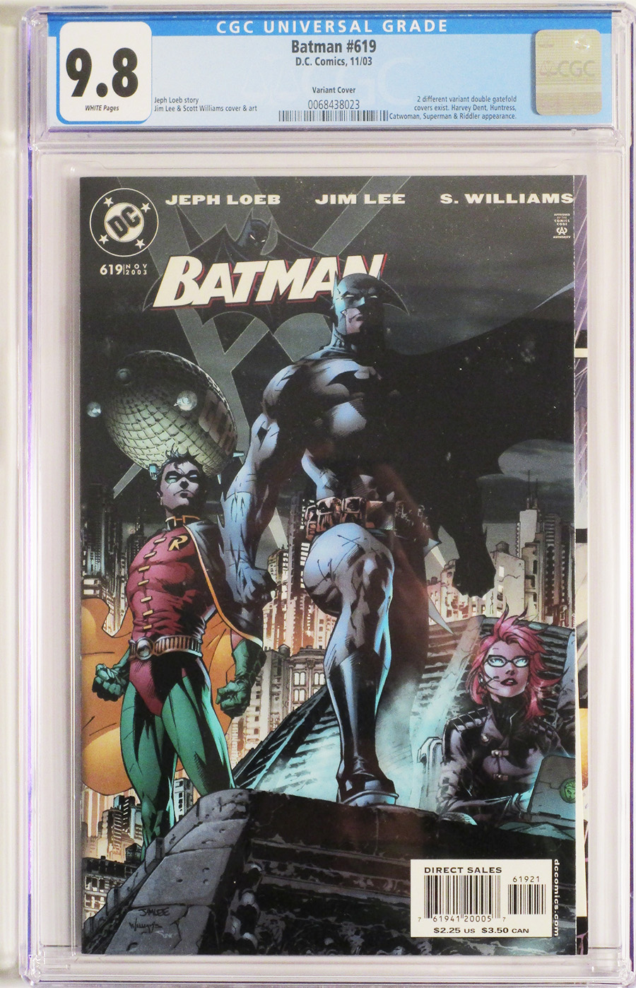 Batman #619 Cover I Heroes Cover Blue Background CGC 9.8