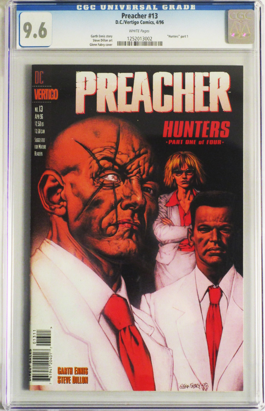 Preacher #13 Cover B CGC 9.6