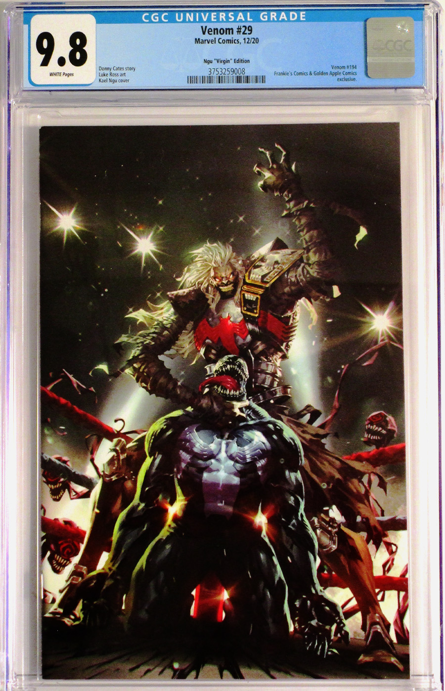 Venom Vol 4 #29 Cover H Ngu Virgin Edition CGC 9.8