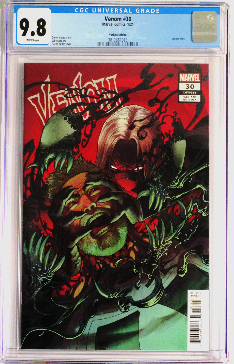 Venom Vol 4 #30 Cover F Incentive Aaron Kuder Variant Cover CGC 9.8