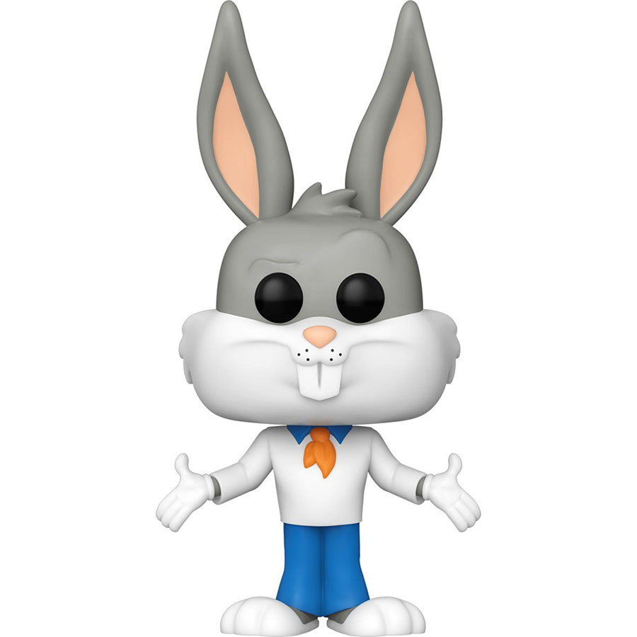 POP Animation Warner Bros 100th Anniversary Bugs Bunny As Fred Jones Vinyl Figure