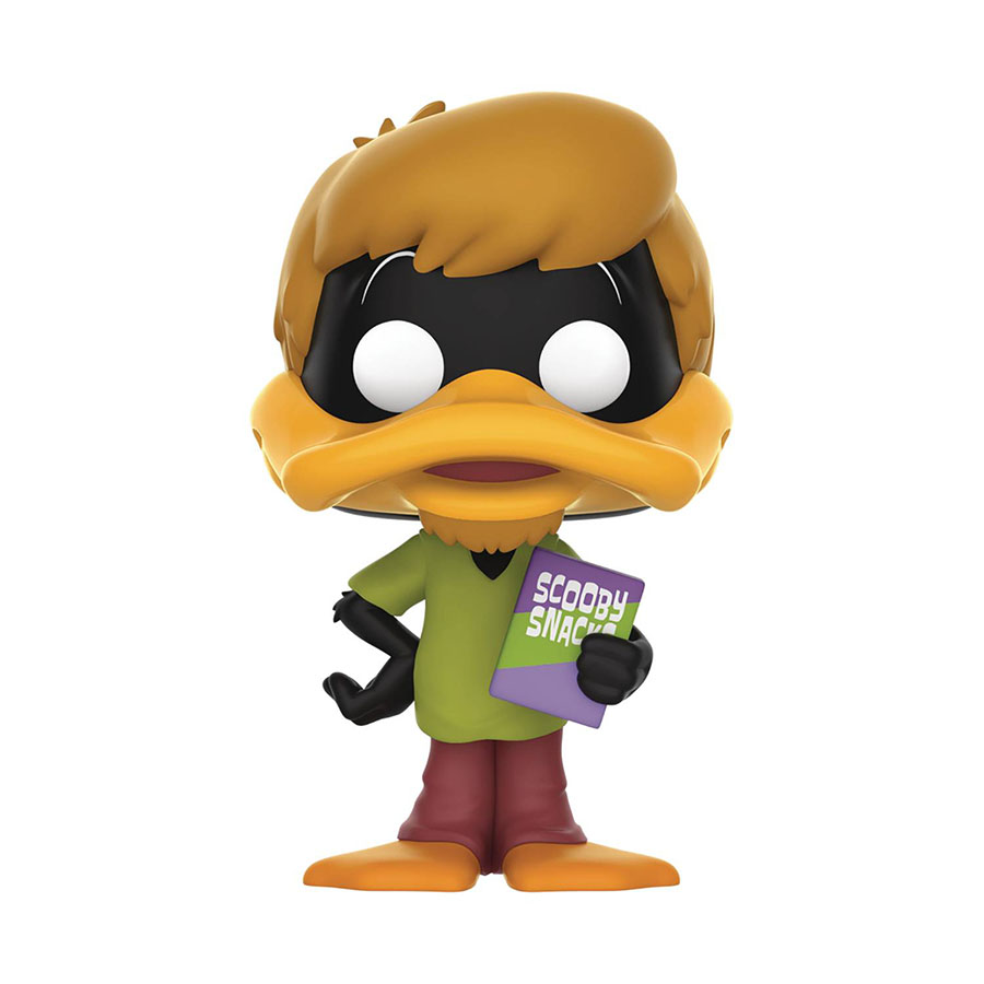 POP Animation Warner Bros 100th Anniversary Daffy Duck As Shaggy Rogers Vinyl Figure