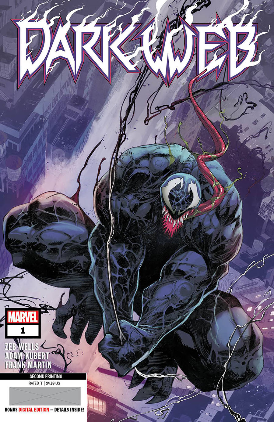 Dark Web #1 (One Shot) Cover H 2nd Ptg Adam Kubert Variant Cover