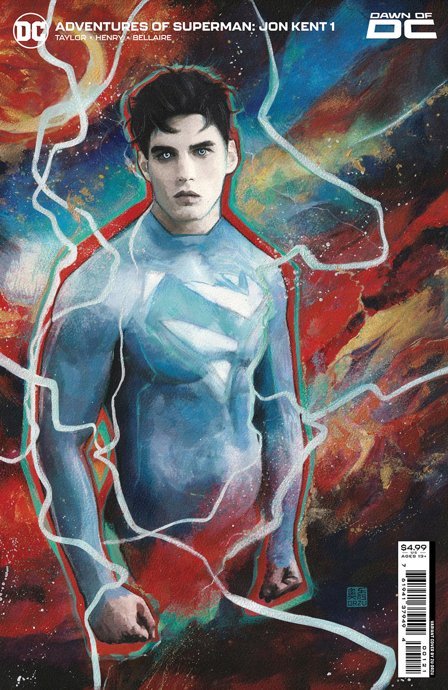 Adventures Of Superman Jon Kent #1 Cover B Variant Zu Orzu Card Stock Cover