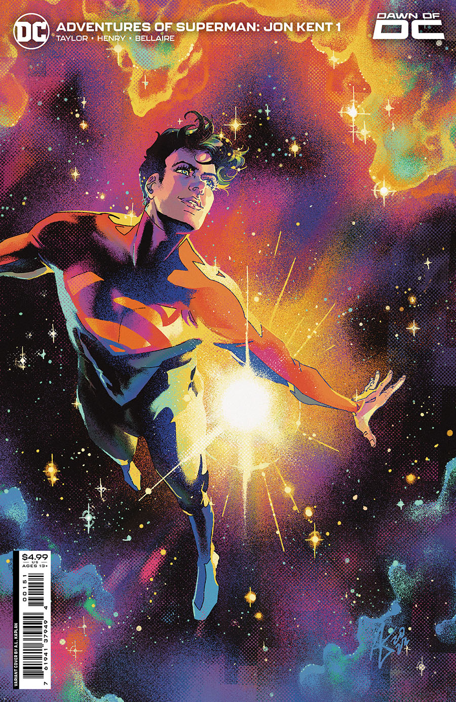 Adventures Of Superman Jon Kent #1 Cover E Variant Al Kaplan Card Stock Cover