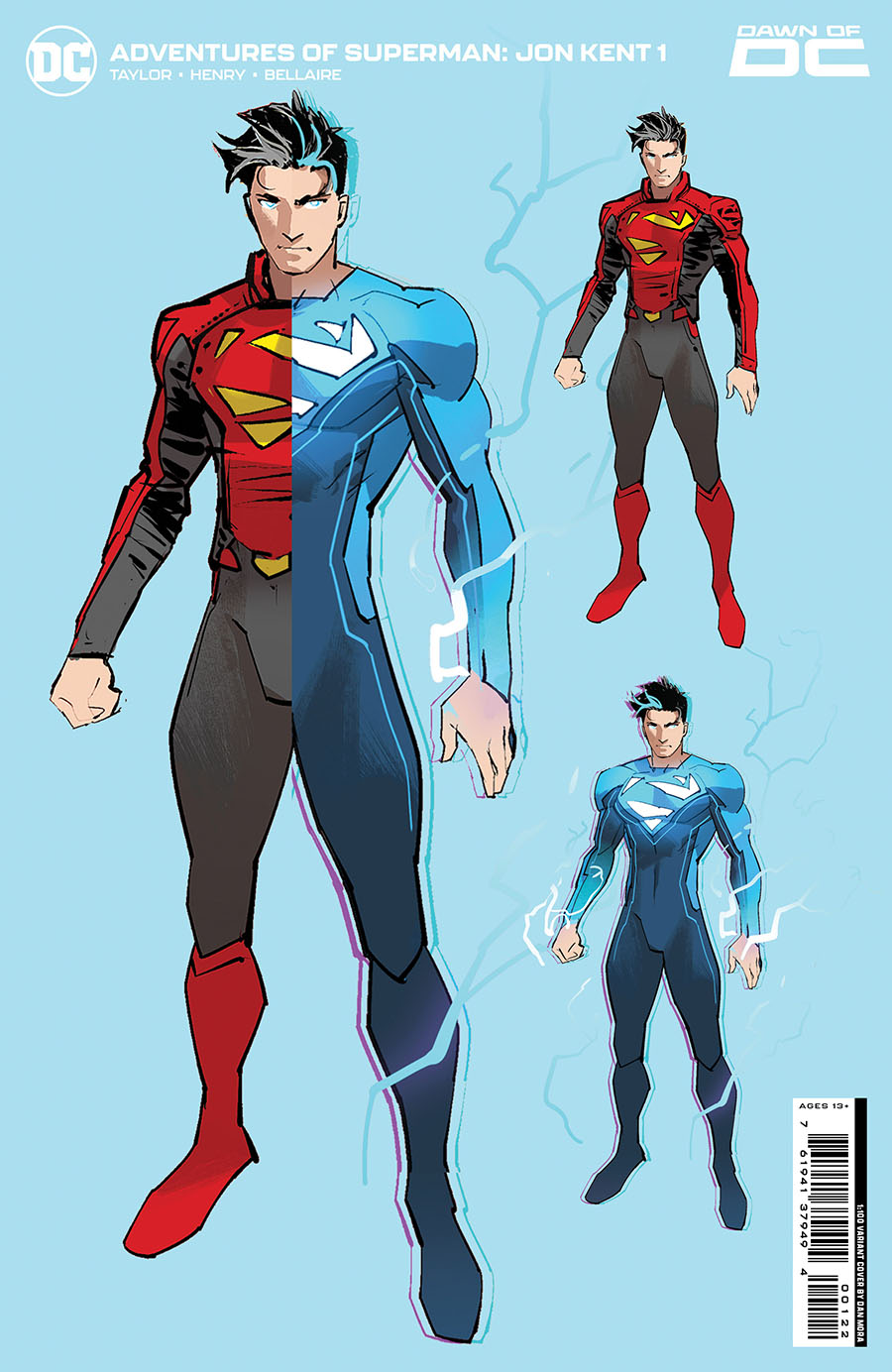 Adventures Of Superman Jon Kent #1 Cover K Incentive Dan Mora Design Spot Gloss Variant Cover