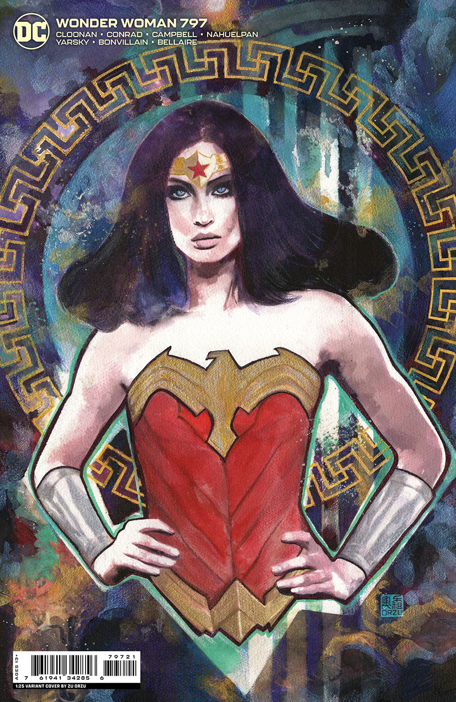 Wonder Woman Vol 5 #797 Cover F Incentive Zu Orzu Card Stock Variant Cover (Revenge Of The Gods Tie-In)