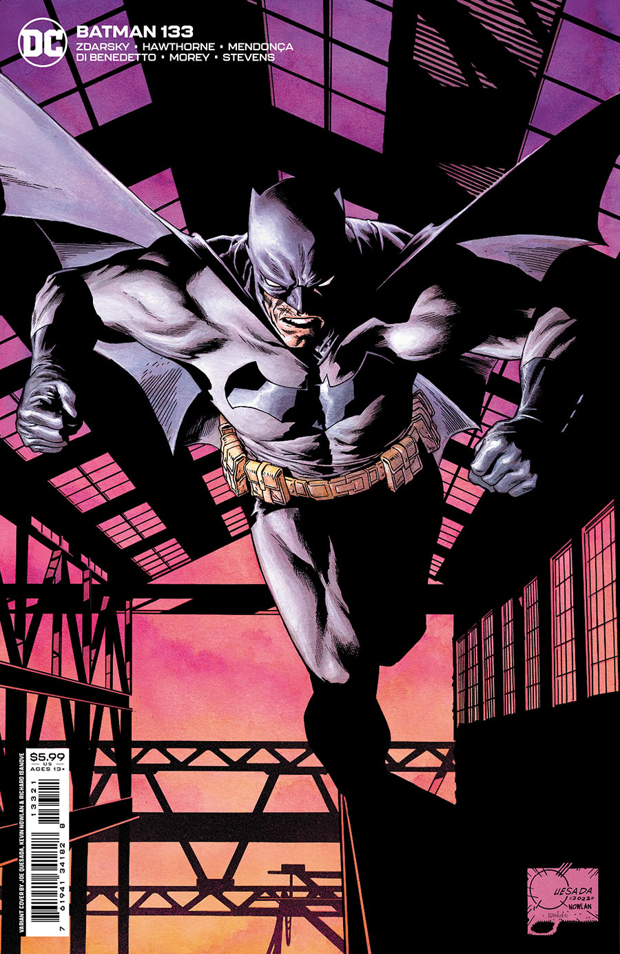 Batman Vol 3 #133 Cover B Variant Joe Quesada Card Stock Cover