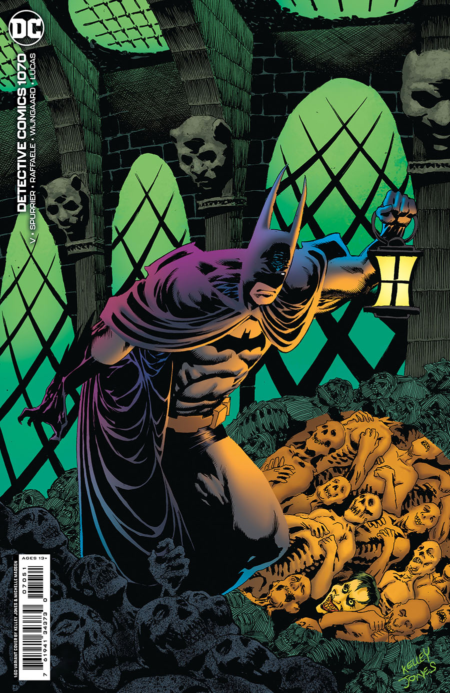 Detective Comics Vol 2 #1070 Cover F Incentive Kelley Jones Foil Variant Cover