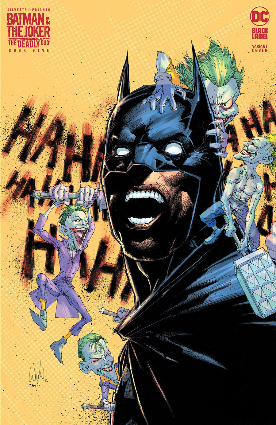 Batman & The Joker The Deadly Duo #5 Cover B Variant Whilce Portacio Batman Cover