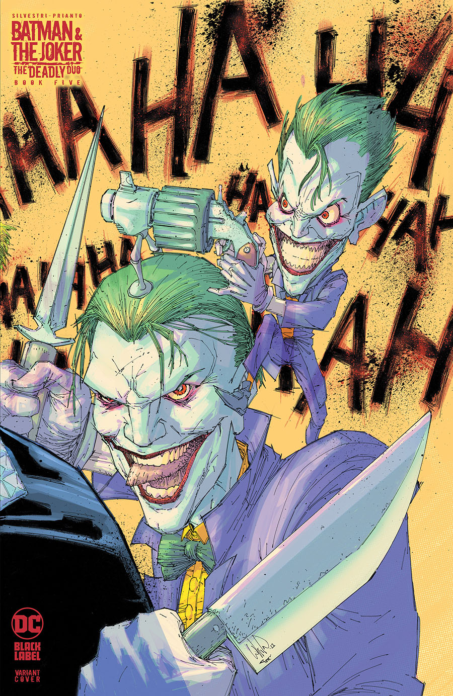 Batman & The Joker The Deadly Duo #5 Cover C Variant Whilce Portacio Joker Cover