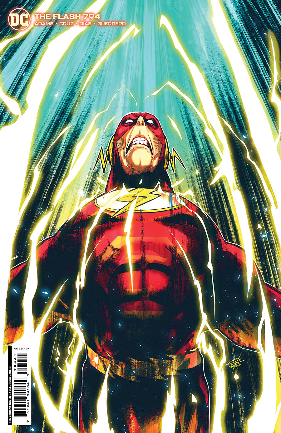 Flash Vol 5 #794 Cover E Incentive Eleonora Carlini Card Stock Variant Cover (One-Minute War Part 5)