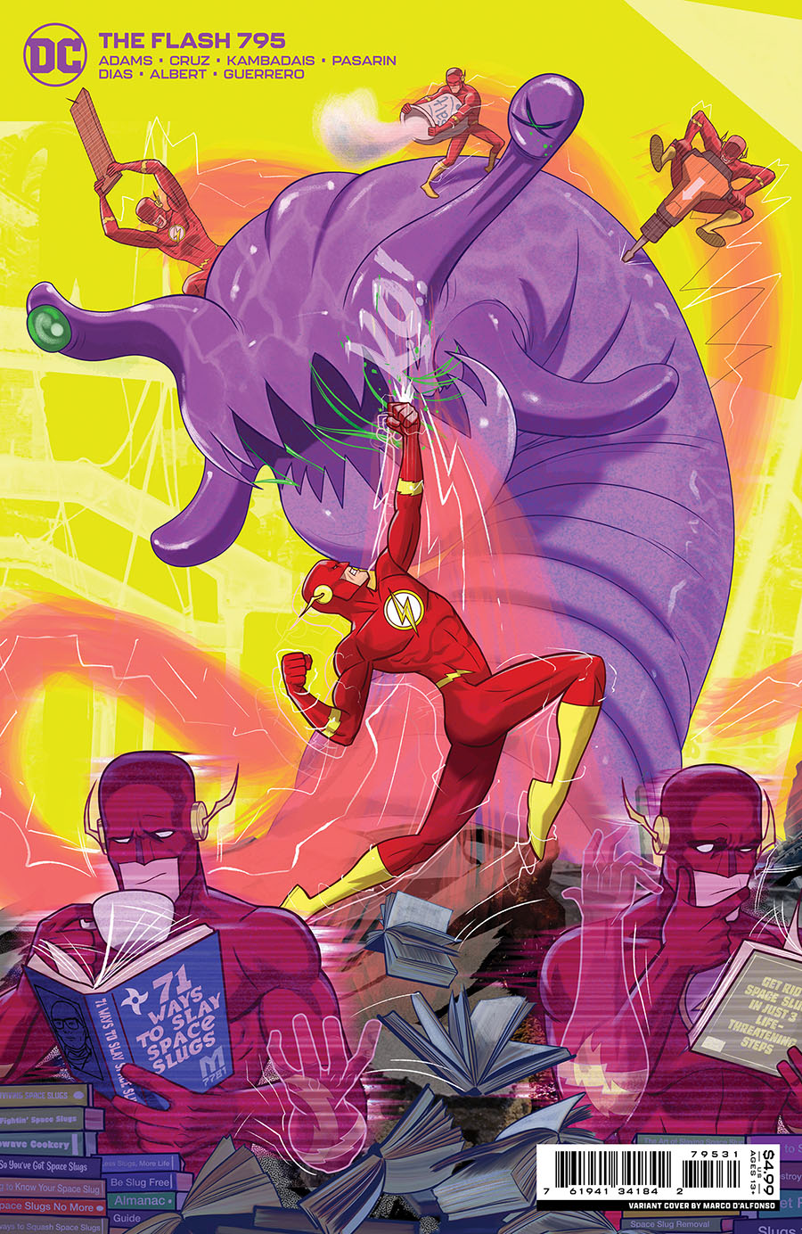 Flash Vol 5 #795 Cover C Variant Marco Dalfonso Card Stock Cover (One-Minute War Part 6)