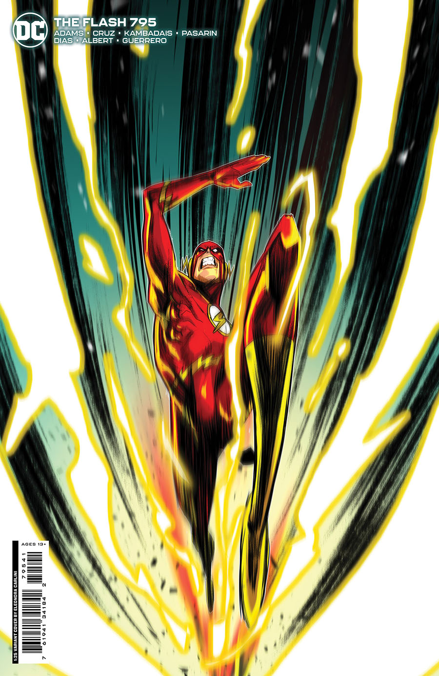 Flash Vol 5 #795 Cover D Incentive Eleonora Carlini Card Stock Variant Cover (One-Minute War Part 6)