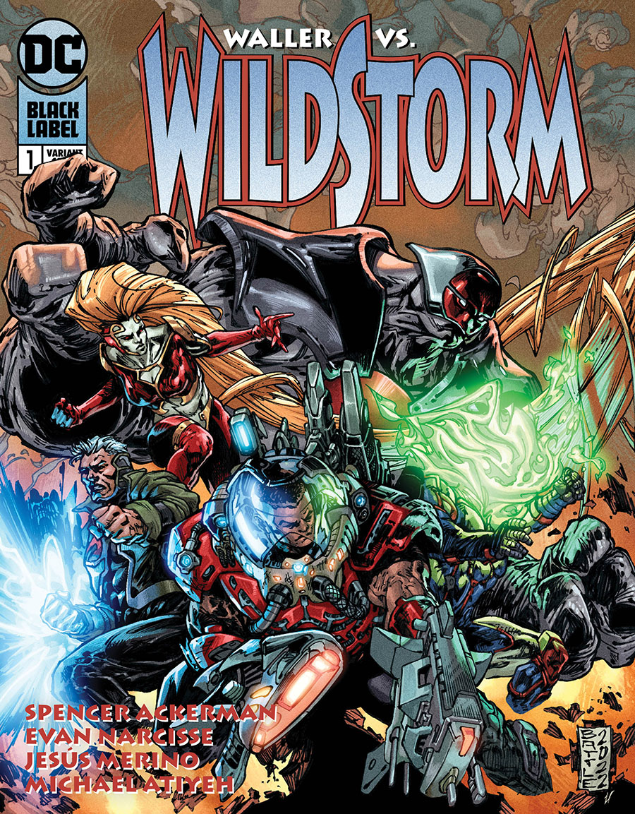 Waller vs Wildstorm #1 Cover B Variant Eric Battle Cover