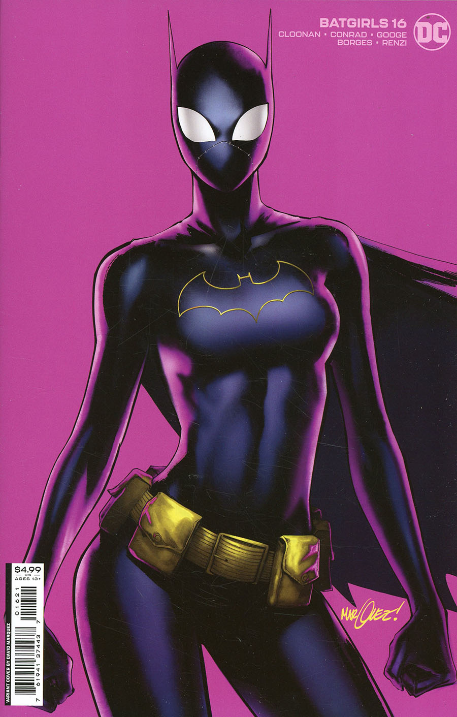 Batgirls #16 Cover B Variant David Marquez Card Stock Cover