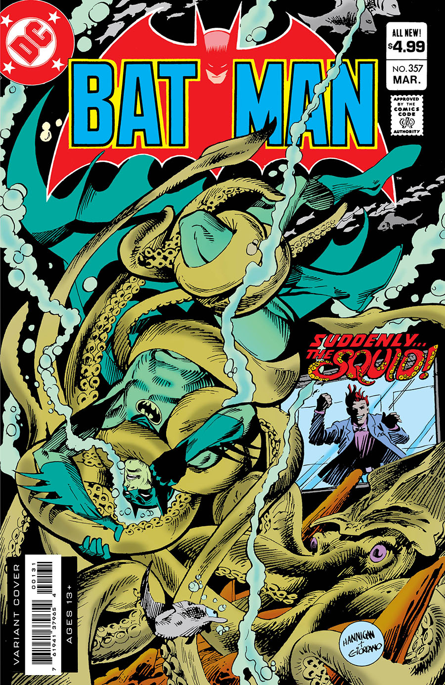 Batman #357 Facsimile Edition Cover B Variant Ed Hannigan & Dick Giordano Foil Cover