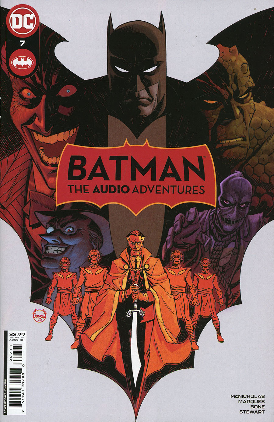 Batman The Audio Adventures #7 Cover A Regular Dave Johnson Cover