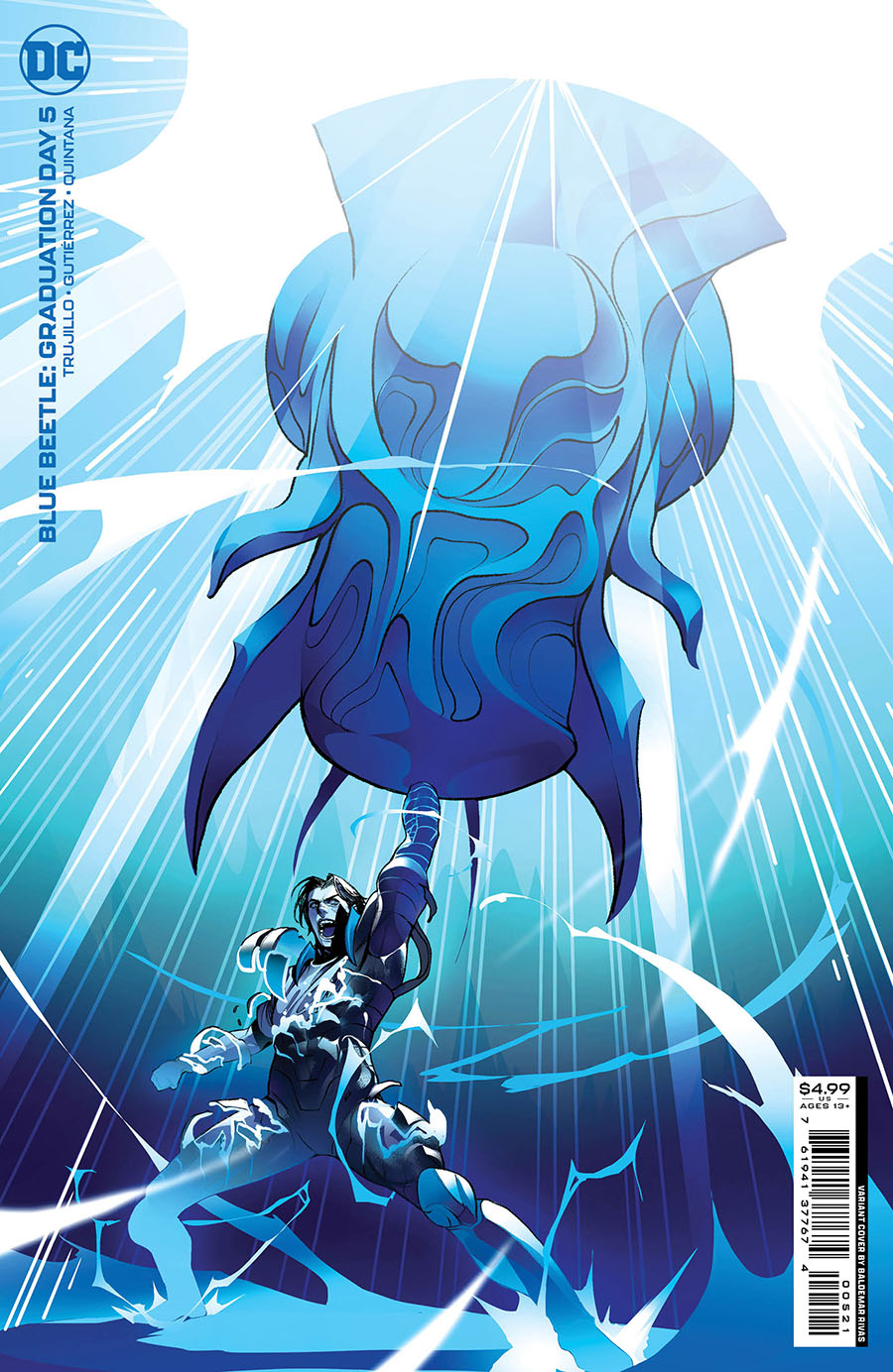 Blue Beetle Graduation Day #5 Cover B Variant Baldemar Rivas Card Stock Cover