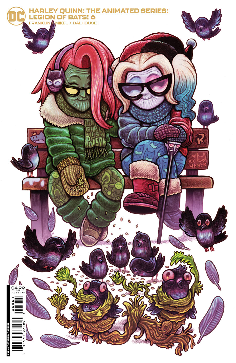 Harley Quinn The Animated Series Legion Of Bats #6 Cover B Variant Dan Hipp Card Stock Cover