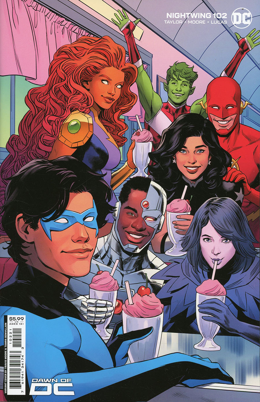 Nightwing Vol 4 #102 Cover B Variant Travis Moore Card Stock Cover