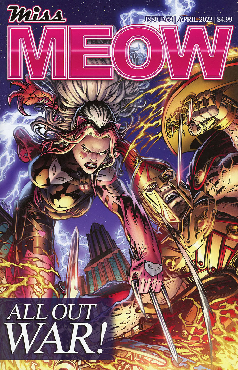 Miss Meow #8 Cover A Regular Jeffrey Edwards Cover