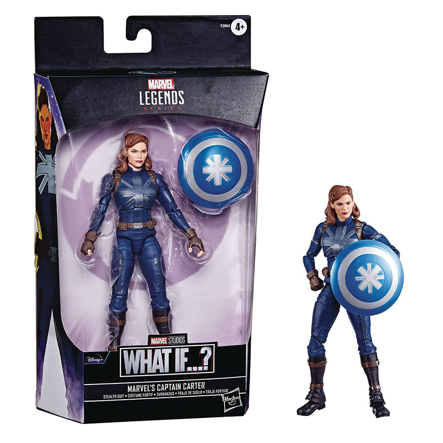 Marvel Disney Plus Legends Stealth Captain Carter 6-Inch Action Figure