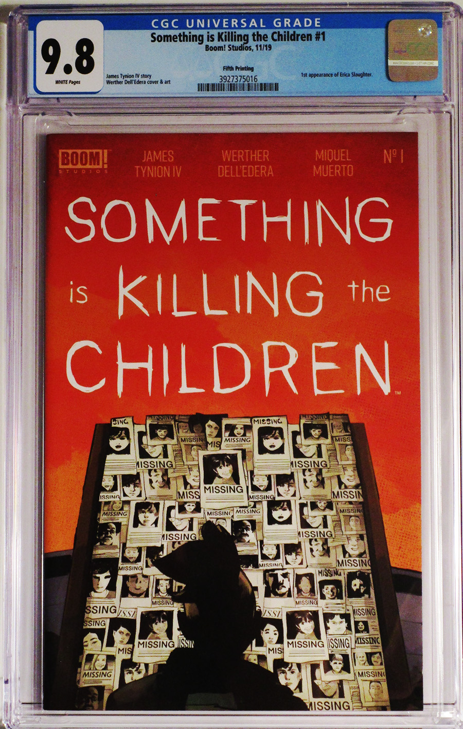 Something Is Killing The Children #1 Cover O 5th Ptg Variant Werther DellEdera Cover CGC 9.8