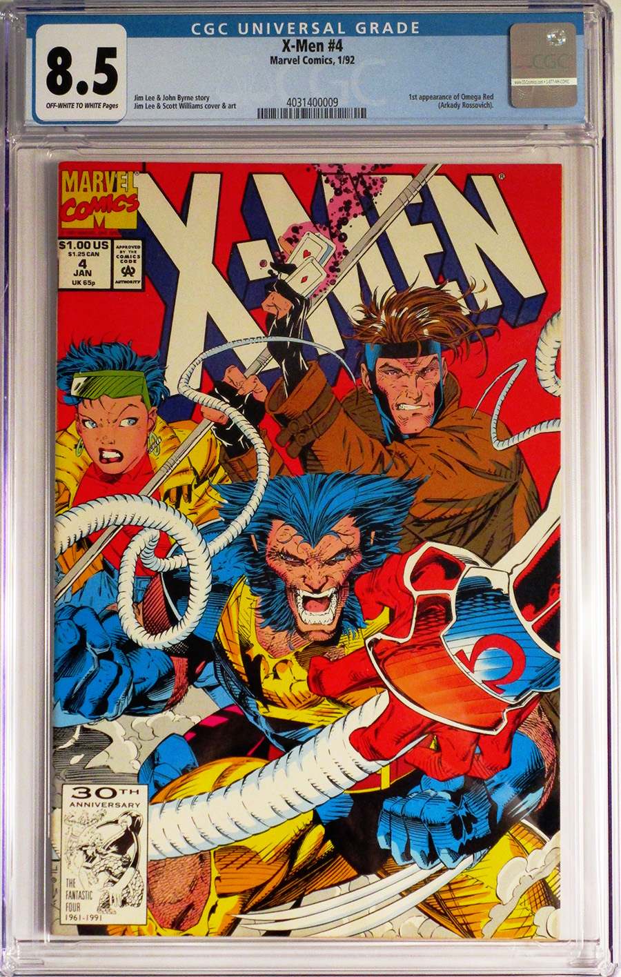 X-Men Vol 2 #4 Cover D 1st Ptg CGC 8.5