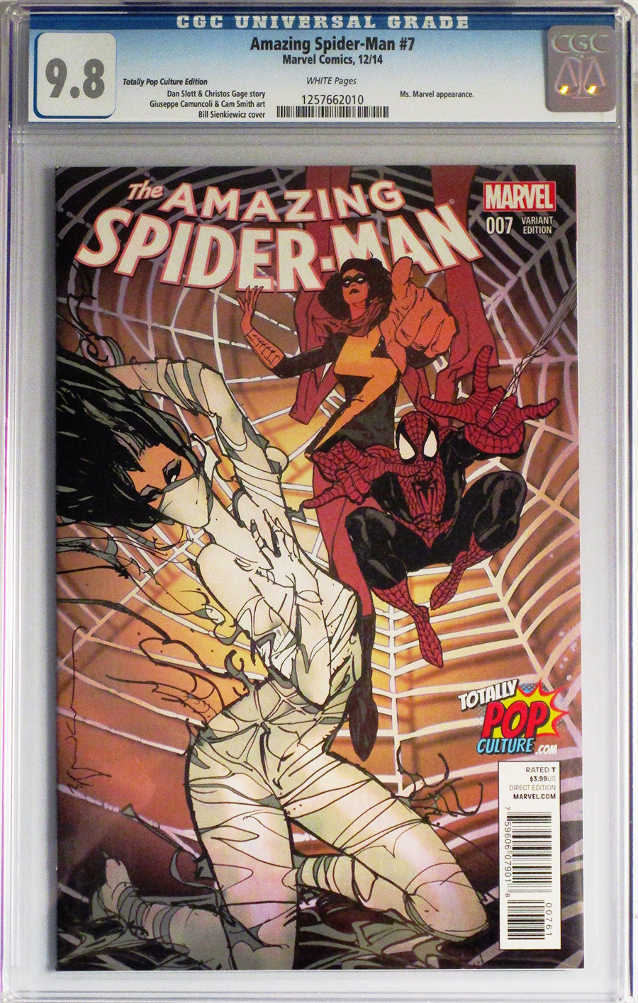Amazing Spider-Man Vol 3 #7 Cover F CGC 9.8 Totally Pop Culture Edition
